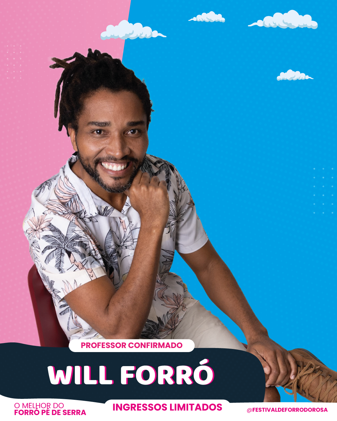 Arte oficial da atração Will Forró